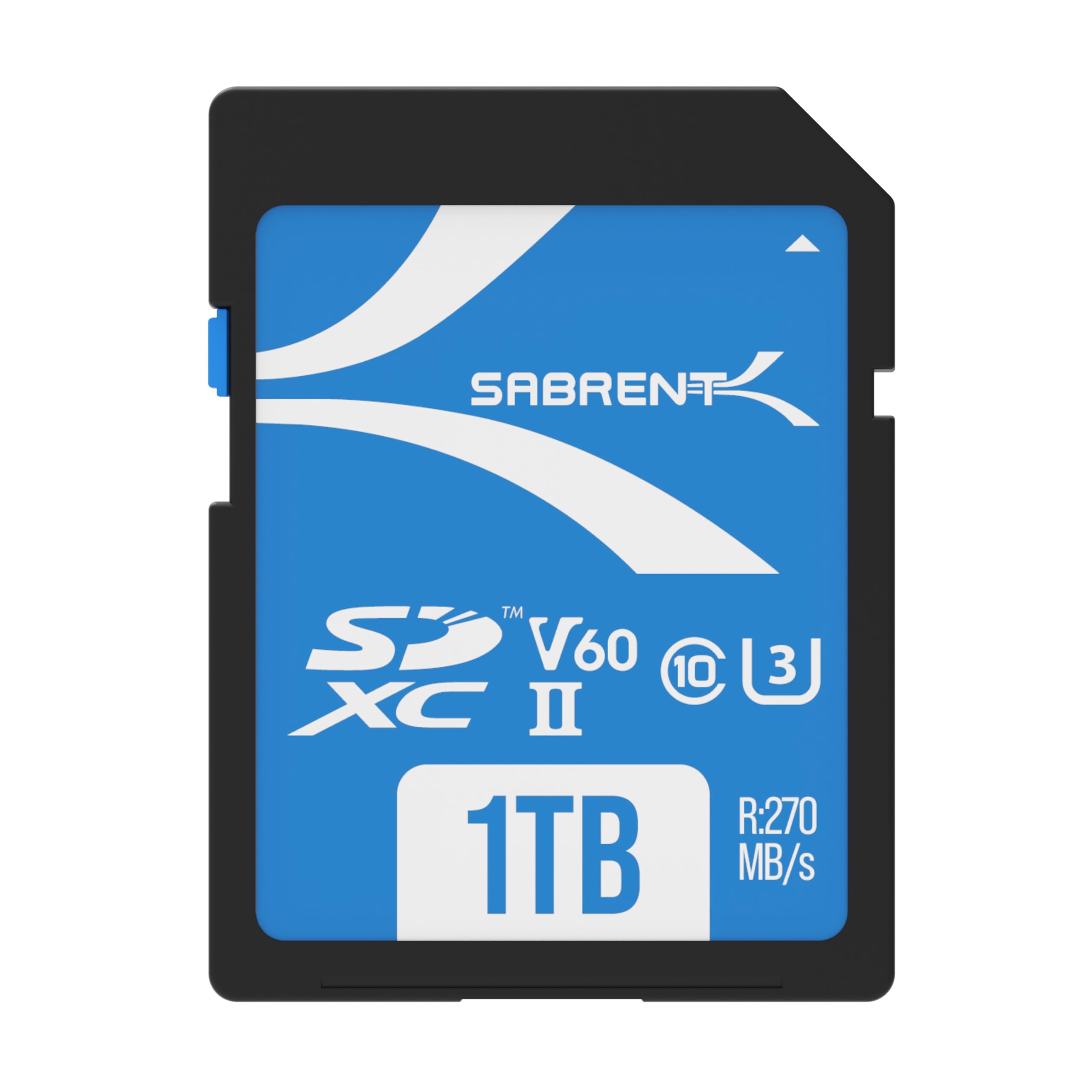 SABRENT Rocket V60 1TB SD UHSII Memory Card R270MB/s W170MB/s (SDTL601TB)