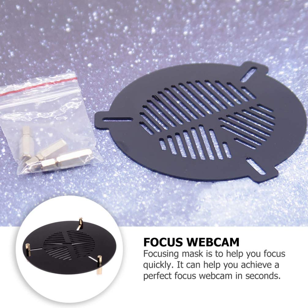 Scicalife Bahtinov Focusing Aluminum Alloy Focusing 60Mm For Telescopes Dew Shield Diameter Sky Watcher Refractors Black