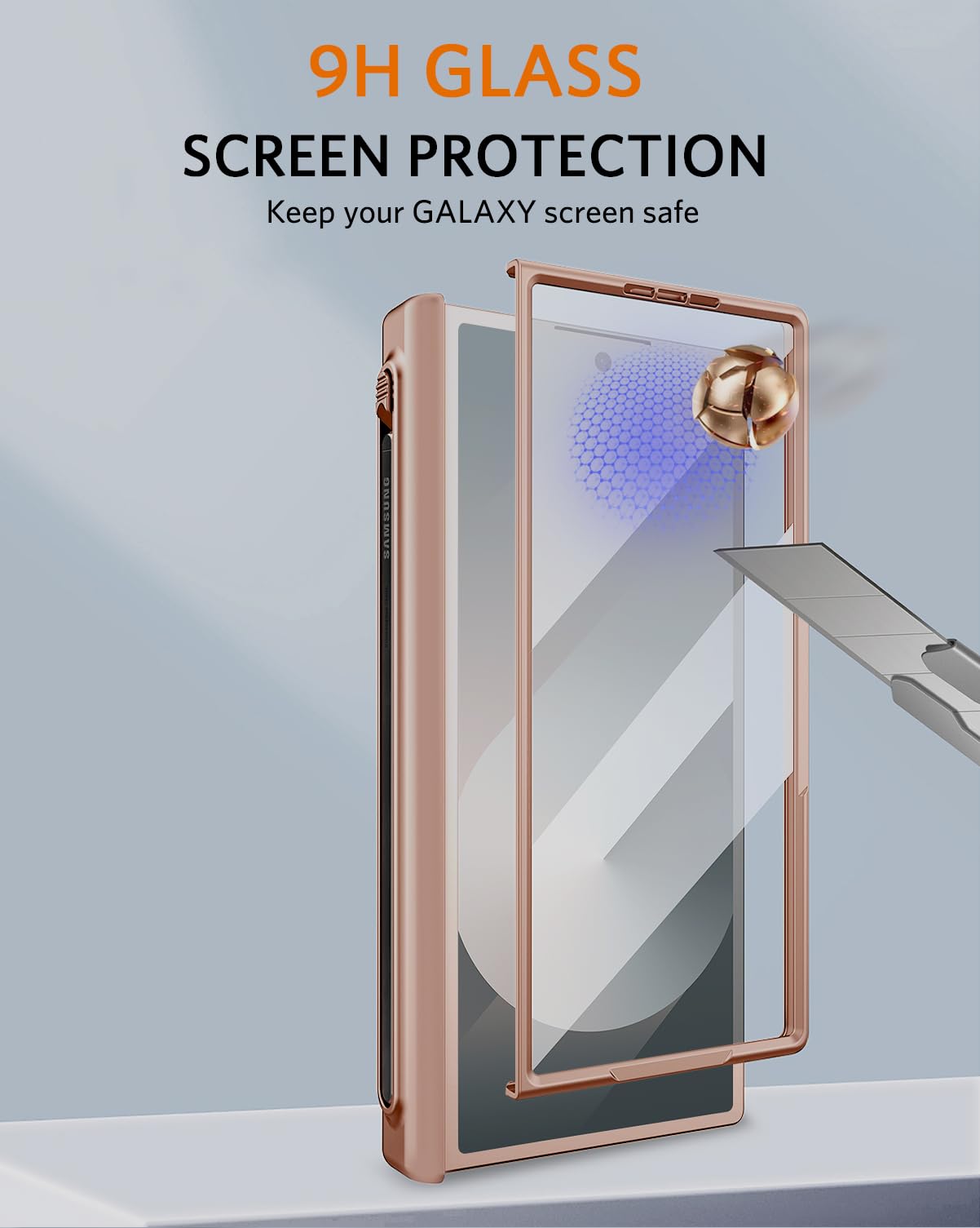 Ninki S Pen Holder For Samsung Galaxy Z Fold 6 Case With Screen Protector,360 Full Body Shockproof Protective Cover For Galaxy Z