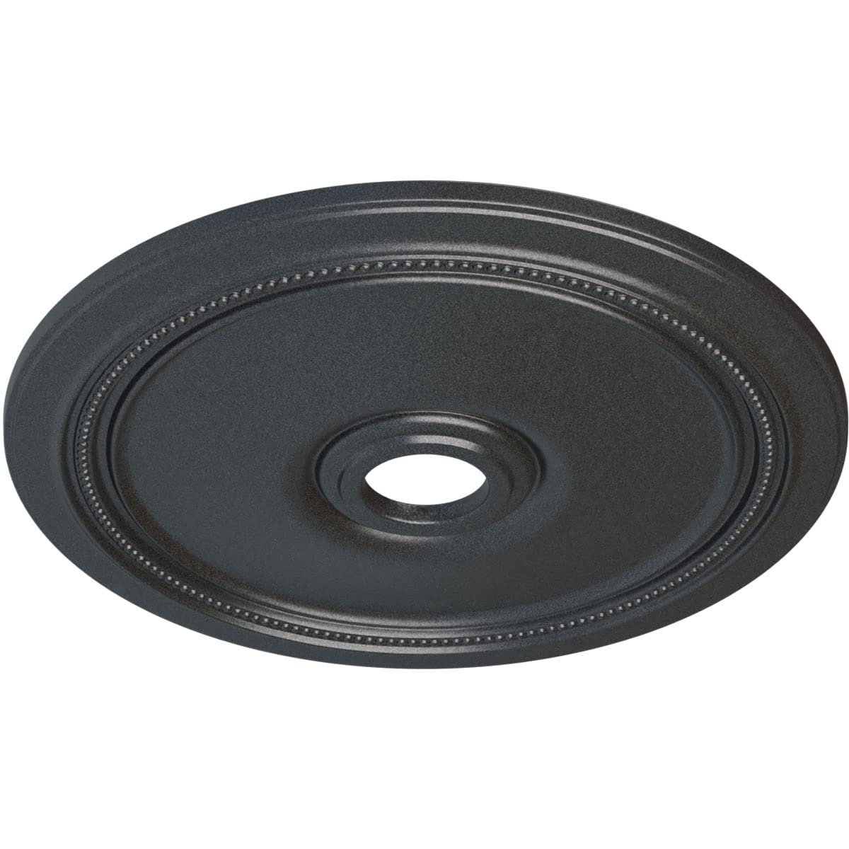 Ekena Millwork Cm24Dipes Diane Ceiling Medallion, 24Od X 3 5/8Id X 1 1/4P (Fits Canopies Up To 6 1/4), Hand-Painted Pewter