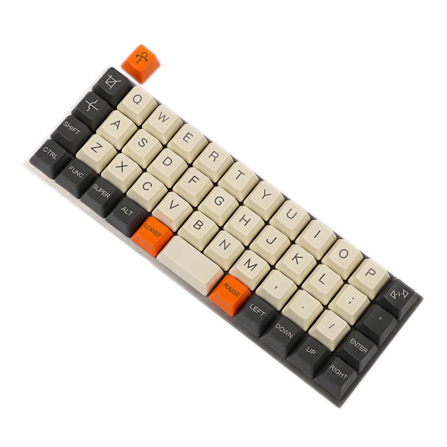 Ymdk Carbon Laser Etched Top Print Oem Keycap 1.5Mm Pbt For Mx Switches Planck Niu40 Preonic Keyboard (Top Printed)(Only Keycap)