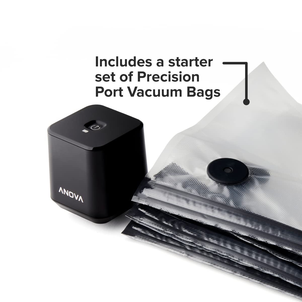 Anova Culinary Precision Port Handheld Vacuum Sealer,Black