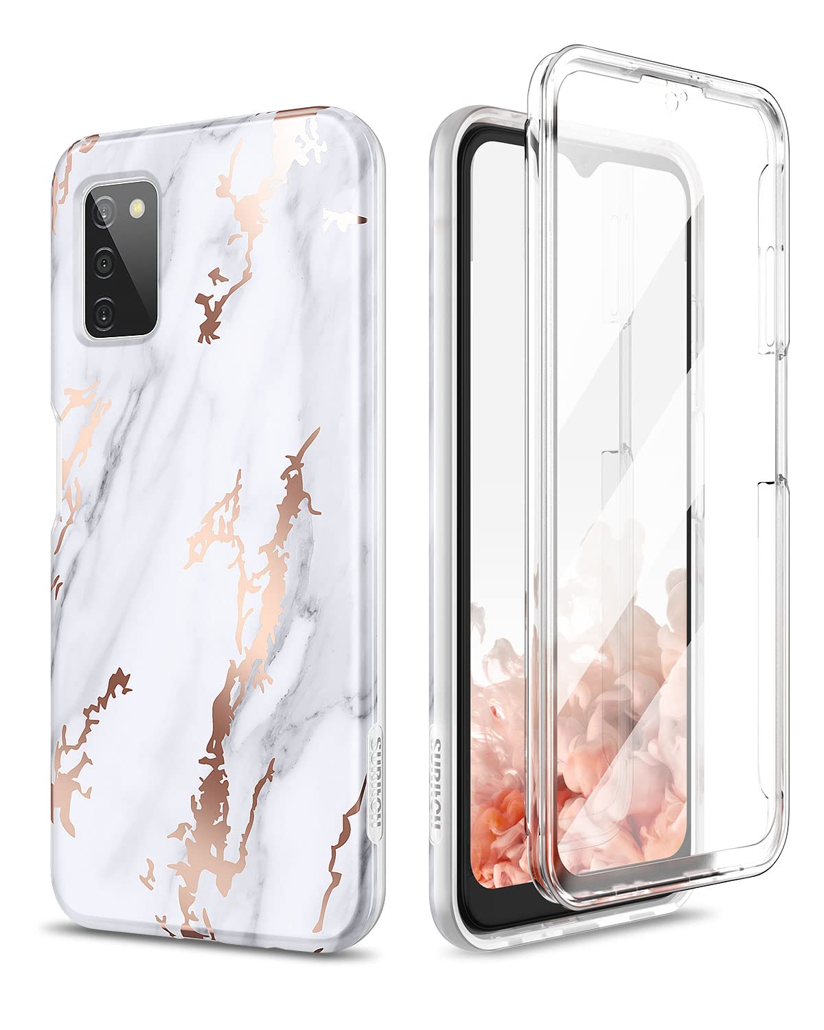 Suritch For Galaxy A03S Case (International Model), [Not For Us Version] With Built In Screen Protector Protective Shockproof Ph