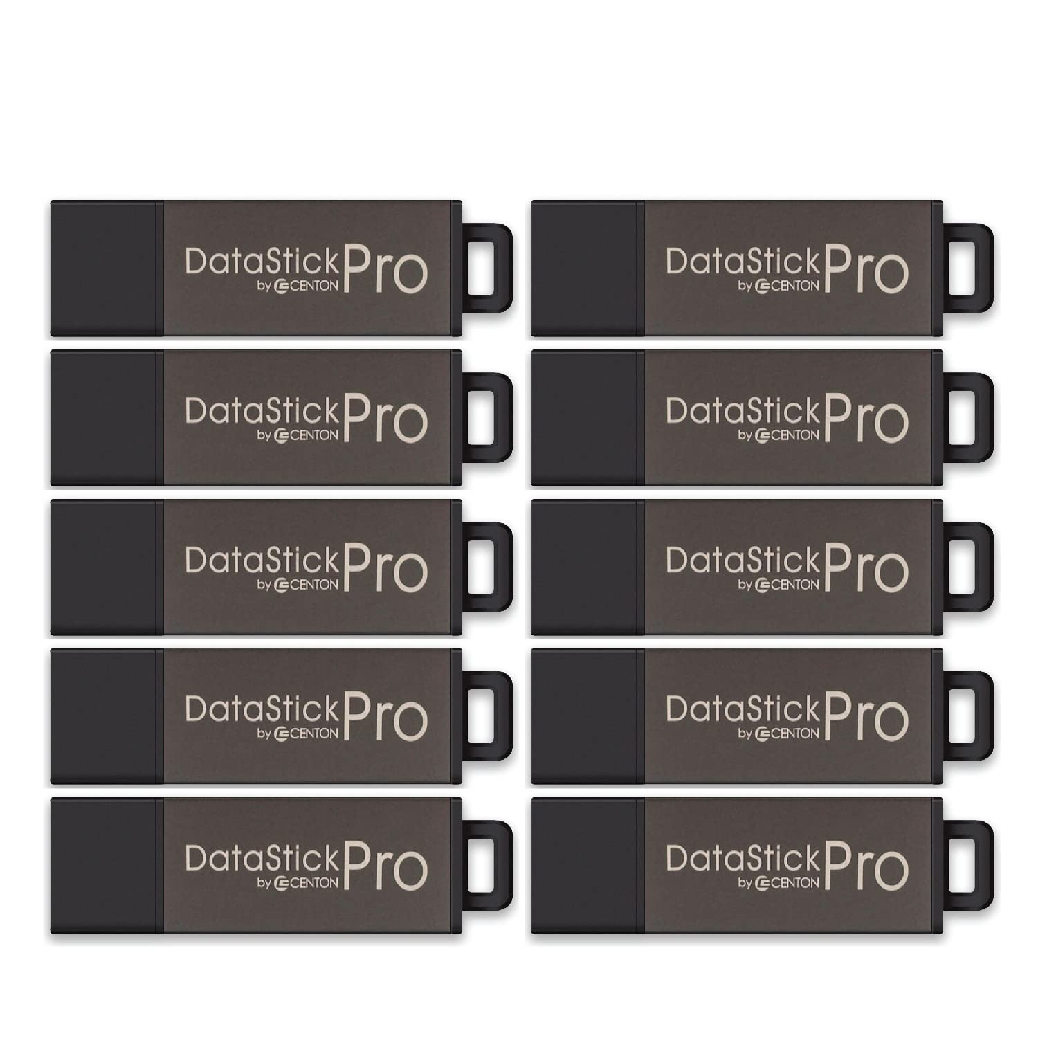 4GB DataStick Pro by Centon, 100 Pack, USB 2.0 Flash Drive Memory Stick for Storage and Backup