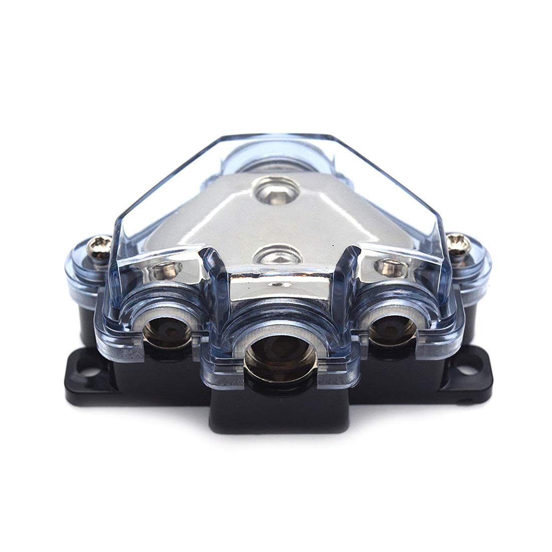 S Sydien 1Pc Distribution Block 1 In 3 Ways Out Power Distribution Block Car Audio 1X4 Gauge Input 3X8 Gauge Output Ground Distr