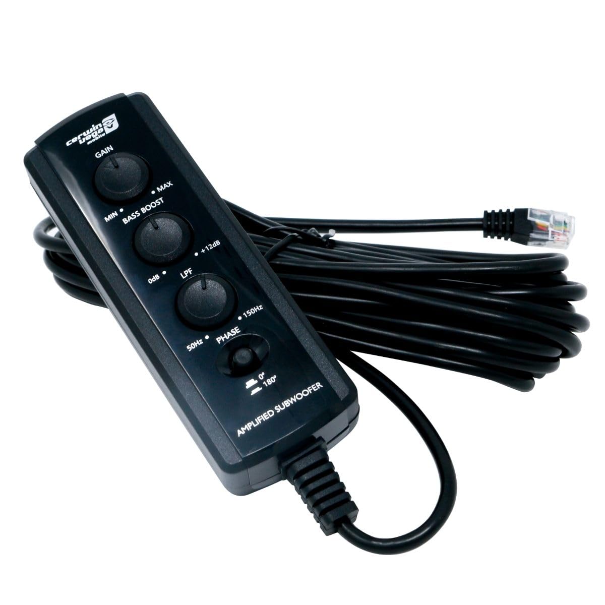 Cerwin Vega Vpstx12 12 Inch 600 Watts Built  In Amplifier Powered Spare Tire Subwoofer Compact Loud Bass System Space Saving Des