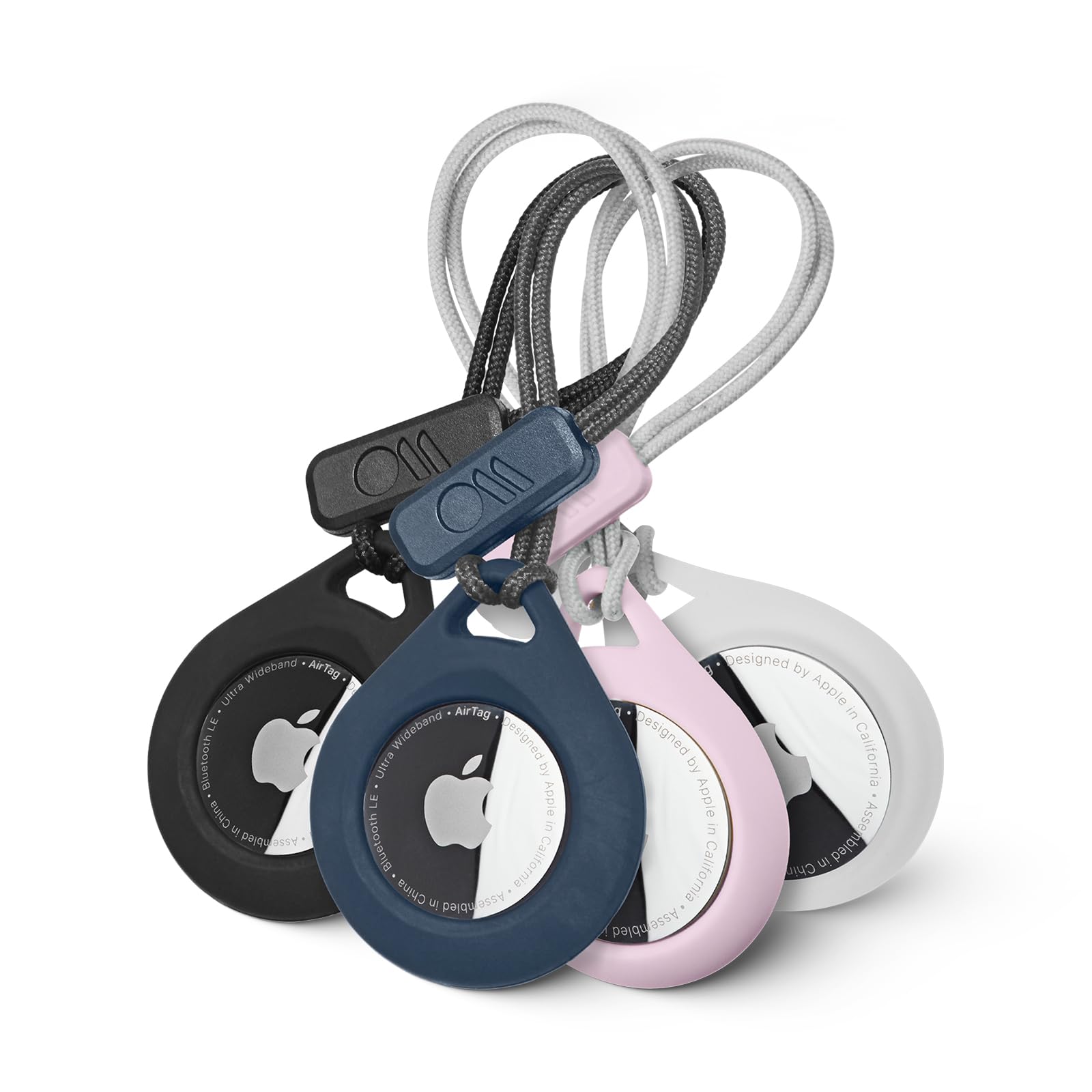 Case Mate Airtag Holder   Case Holder For Apple Airtags W/ Rugged Strap   Protective Hard Shell Airtag Keychain For Dog Collar,