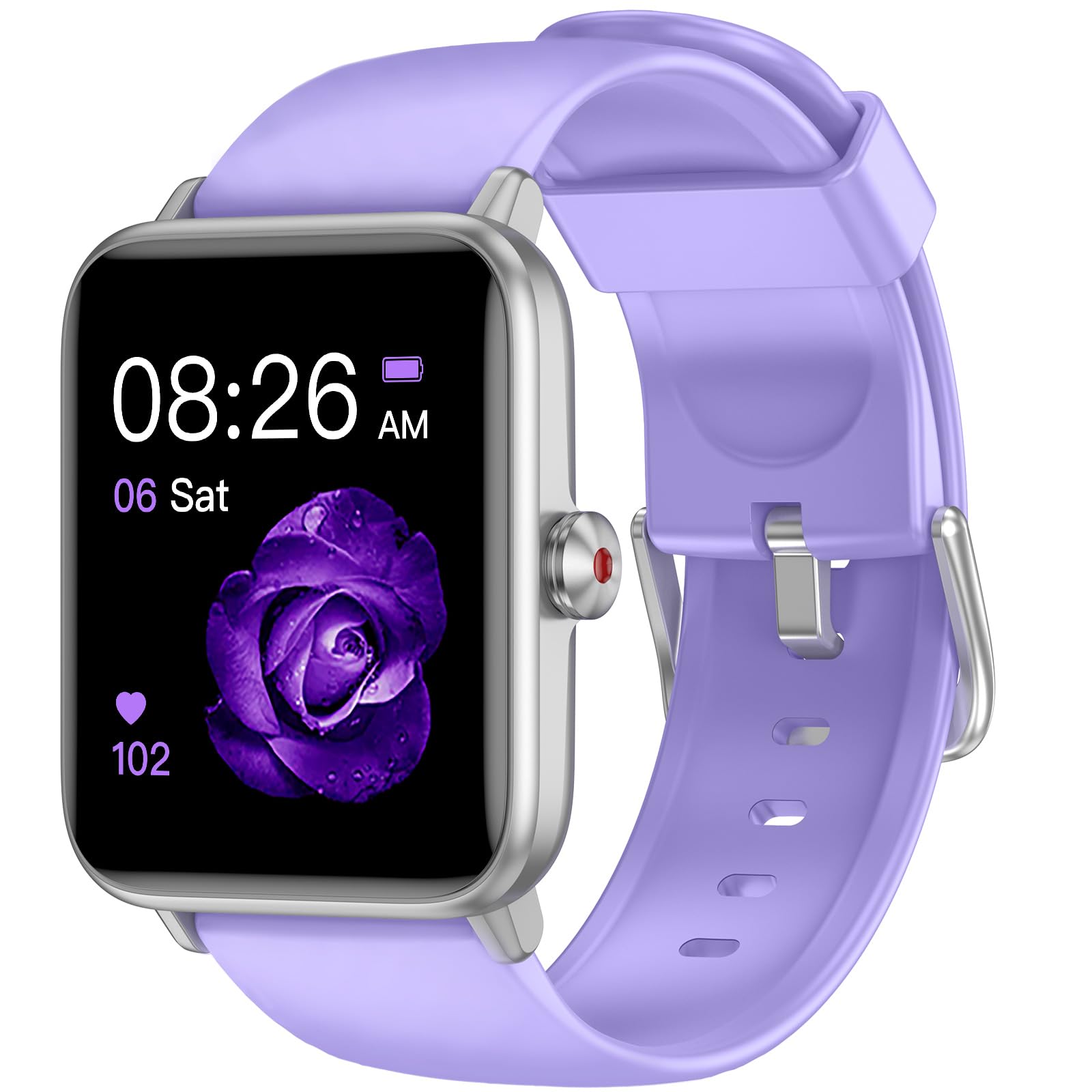 Smart Watch, Fitness Tracker With Heart Rate Monitor, Blood Oxygen, Sleep Tracking, 1.5 Inch Touchscreen Smartwatch For Android