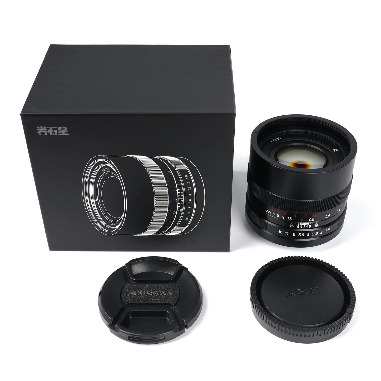Astrhori 35Mm F1.8 Large Aperture Full Frame Manual Prime Lens Starburst Effect & Filter Slot Compatible With Sony E Mount Mirro