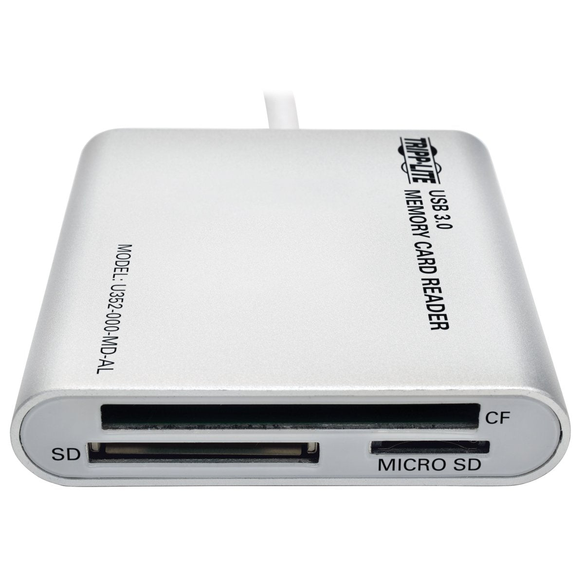 Tripp Lite Usb 3.0 Superspeed Multi Drive Memory Card Reader/Writer 5Gbps Aluminum Case (U352 000 Md Al), Multi Color