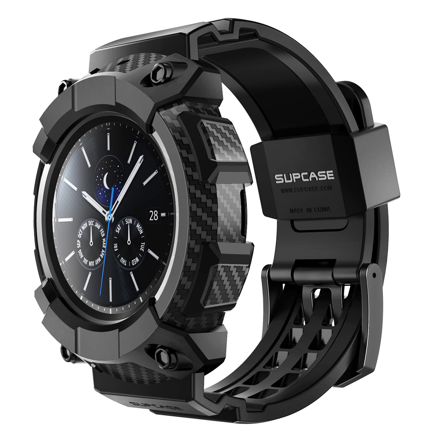 SUPCASE for Samsung Galaxy Watch 3 45mm Band with Case (Unicorn Beetle Pro), [Military-Grade Drop Protection] Rugged Men Cover w