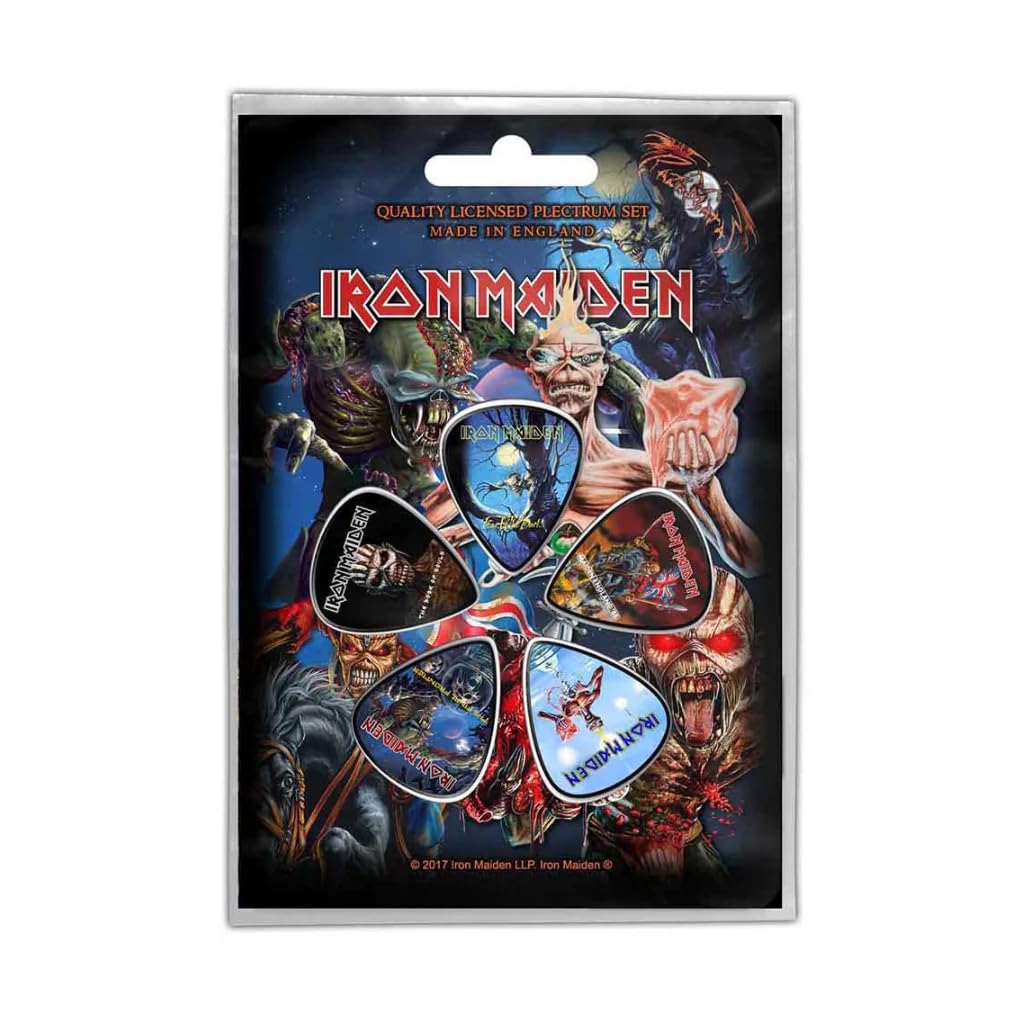 Iron Maiden Later Albums Guitar Plectrums   Pack Of 5