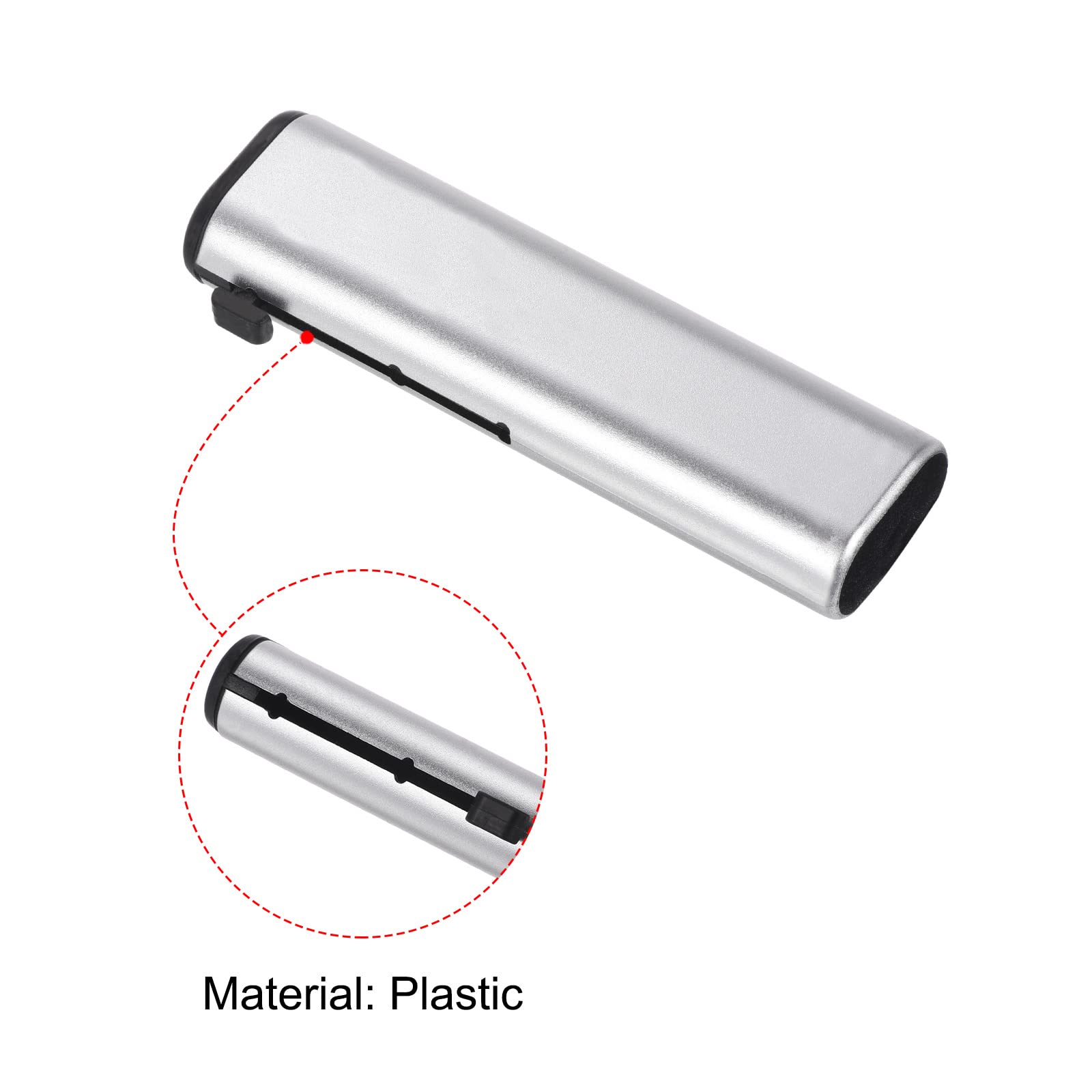 Patikil Keyboard Cleaning Brush, Telescopic Type Window Groove Cleaning Brush, For Laptop Computer Keyboard Window Silver