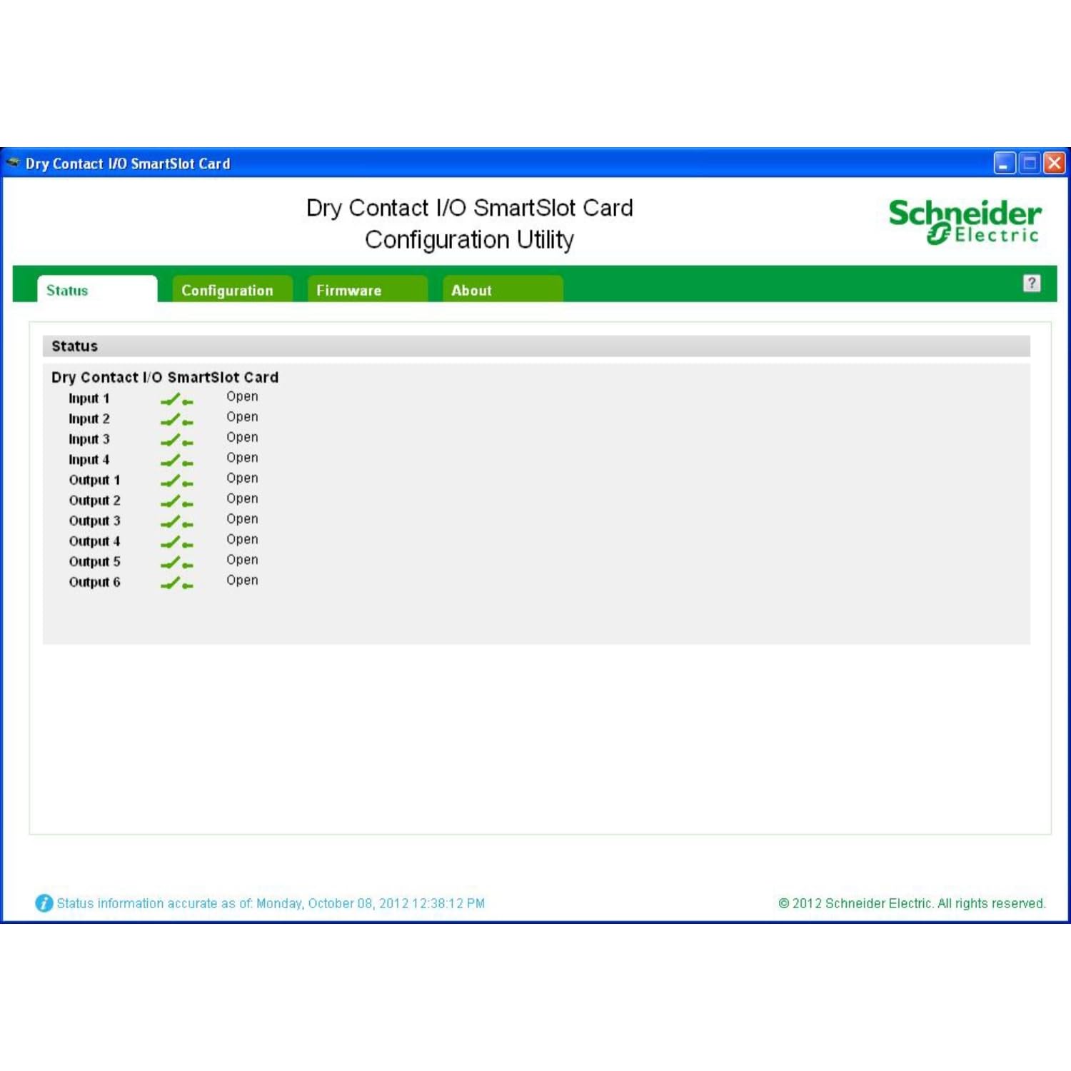 Apc By Schneider Electric Ap9613 Relay I O Smartslot Card