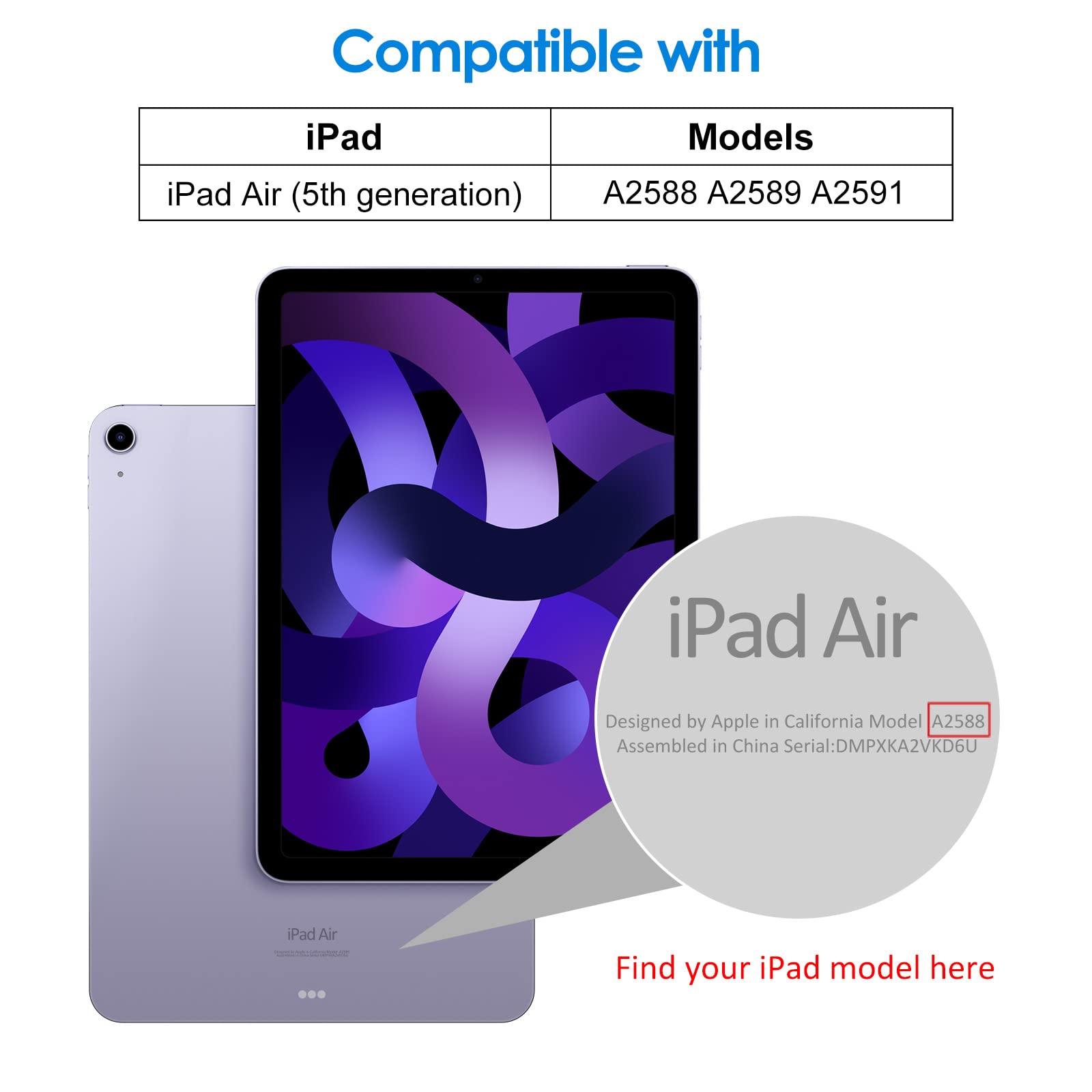 Jetech Screen Protector For Ipad Air 5 (10.9 Inch, 2022 Model, 5Th Generation), Tempered Glass Film, 2 Pack