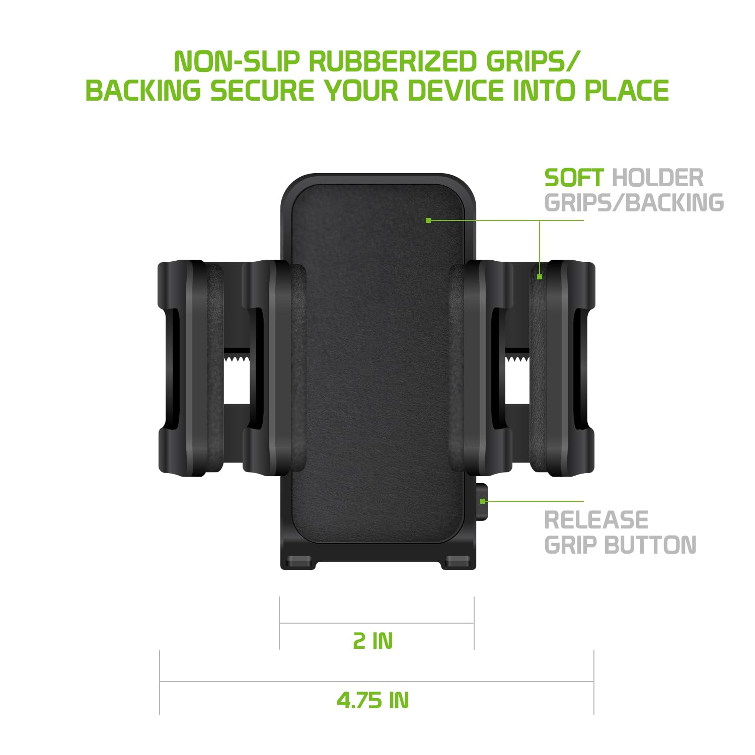 Cellet Car Cup Holder Phone Mount, Phone Holder Mount Cradle Universal Adjustable Compatible For All Smartphones Apple Iphone, S