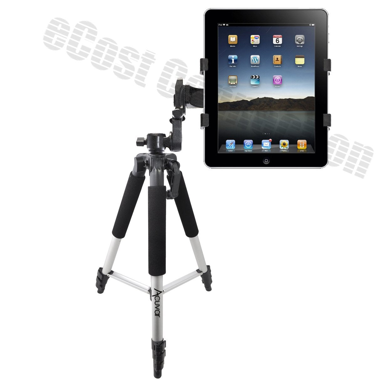 Acuvar 57 Inch Pro Series Tripod, Tablet Mount, Wireless Shutter Remote For Ipad, Ipad Air, Ipad Mini, Most Other Tablets