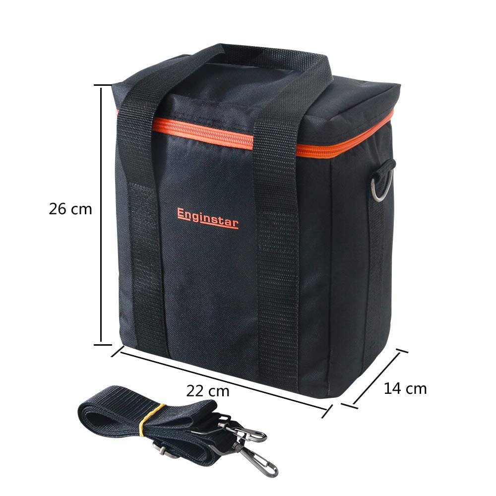 Enginstar Carrying Case Storage Box Travel Business Lunch Bag Shockproof Universal Compatible For Portable Power Station, Picnic