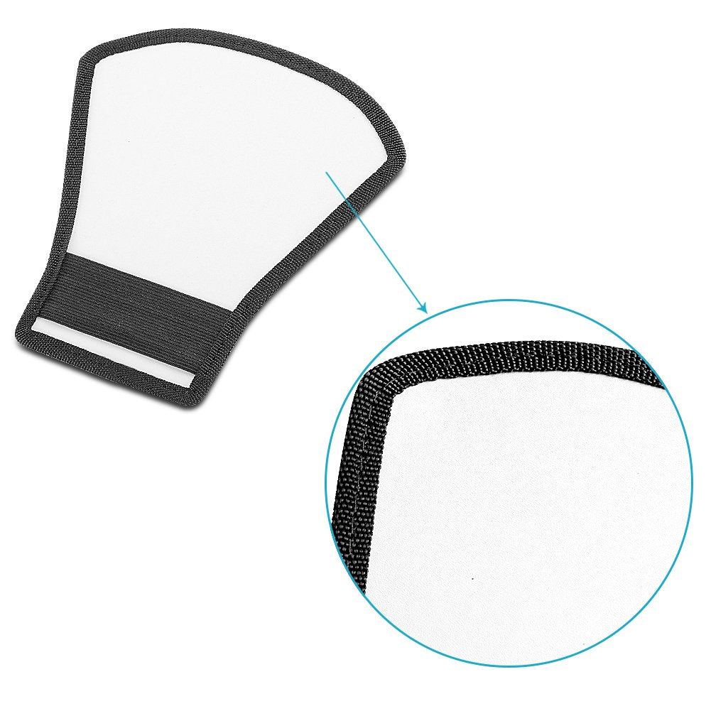Neewer Flash Diffuser Silver/White Reflector For Nikon Speedlite Sb 600,Sb 800,Sb 900,Canon Speedlite 380Ex 430Ex 550Ex 580Ex Vi