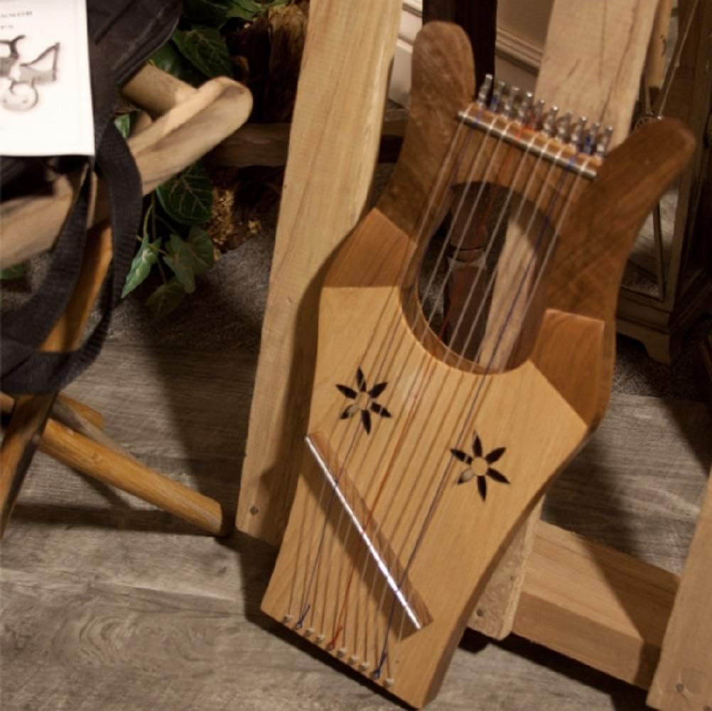 Mid East Mini Kinnor Harp   Light   Walnut