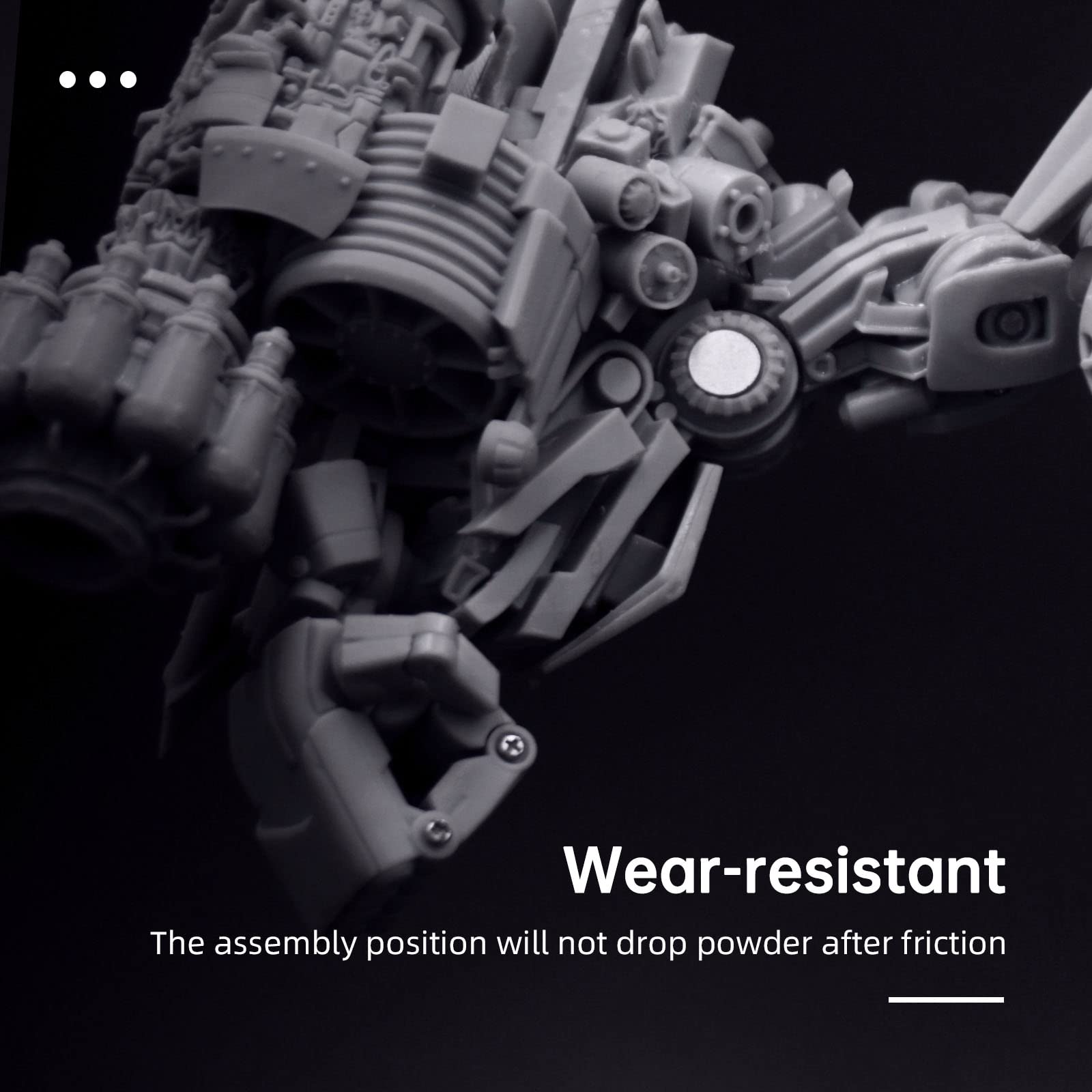 Resione Tough 3D Printer Resin, Not Brittle Abs Like Tough & Rigid 3D Resin For Lcd 3D Printing Uv 405Nm (M58 Grey 1Kg)