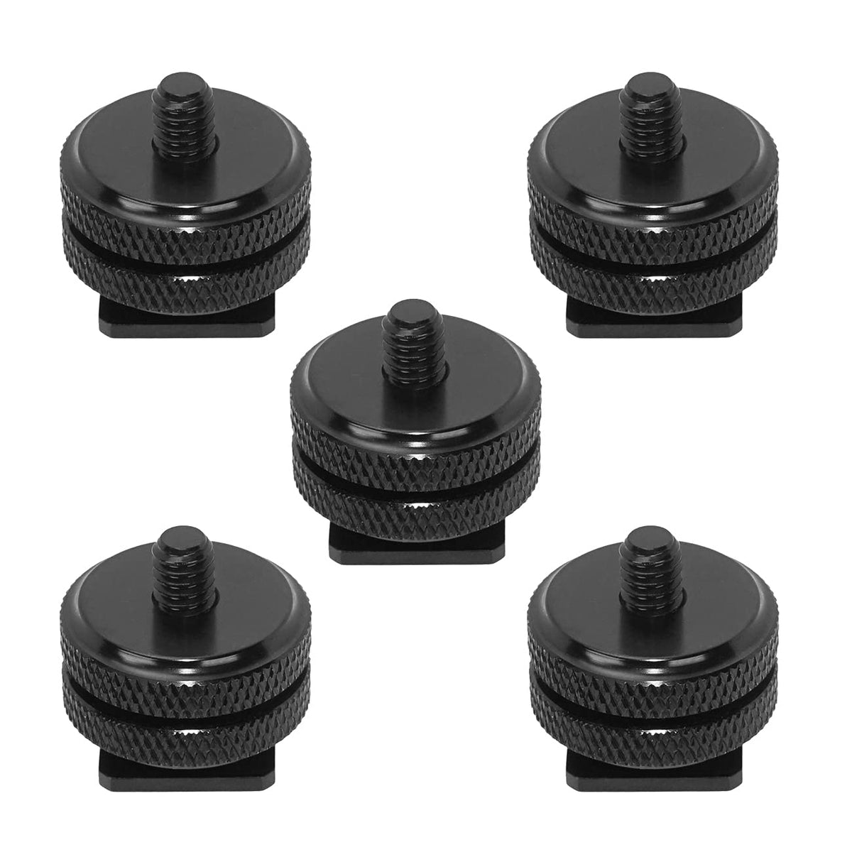 Sioti Camera Hot Shoe Adapter Mount, Camera Hot Shoe Mount, Flash Shoe Mount (Hot Shoe To 1/4')