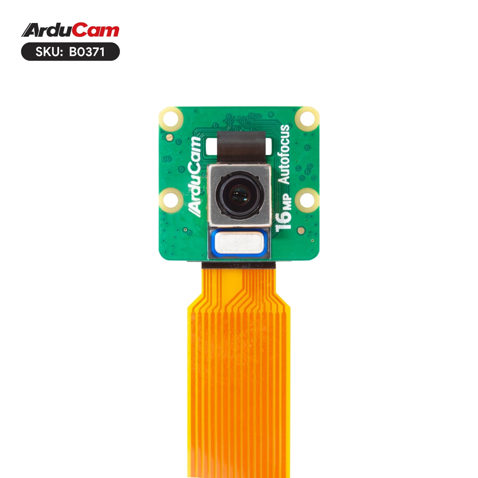 Arducam 16Mp Autofocus Camera Module For Raspberry Pi With Abs Case, Imx519 16 Megapixel High Resolution Autofocus Camera For Al