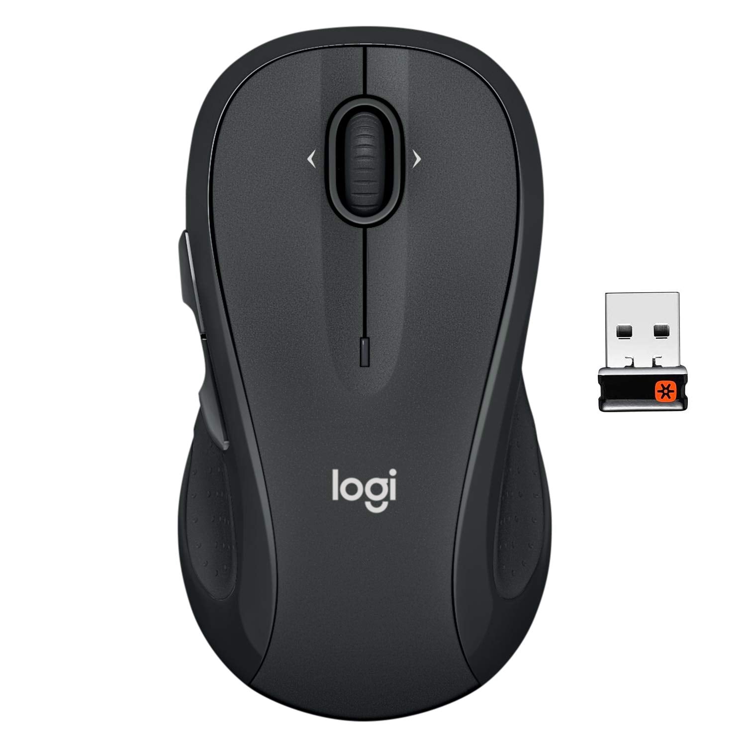 Logitech M510 Wireless Computer Mouse For Pc With Usb Unifying Receiver   Graphite