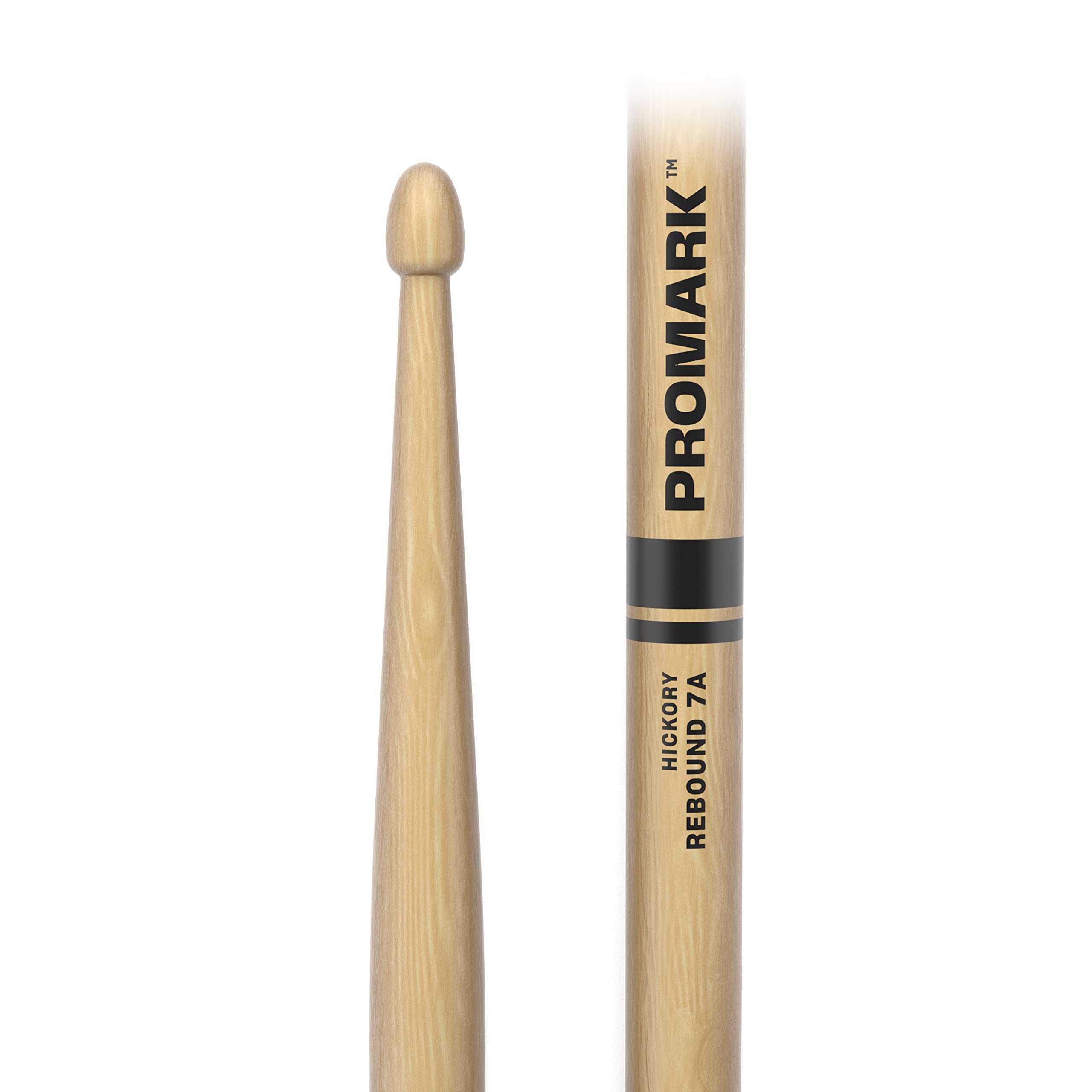 Promark Drum Sticks   Rebound 7A Drumsticks   Drum Sticks Set   Acorn Wood Tip For Larger Sweet Spot   Hickory Drum Sticks   Con