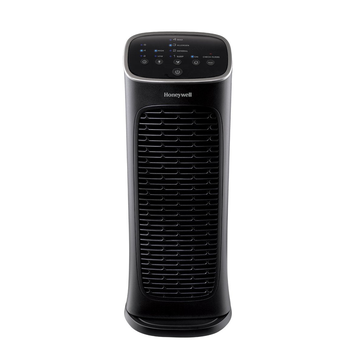 Honeywell HFD280 Compact Air Genius 4 Air Purifier with Permanent Washable Filter, Medium Rooms (150 sq. ft.), Black