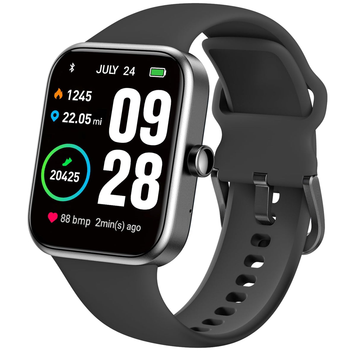 Tozo S2 40Mm Mini Smart Watch Alexa Built-In Fitness Tracker With Sleep Monitor 5Atm Waterproof Hd Touchscreen For Men Women Com