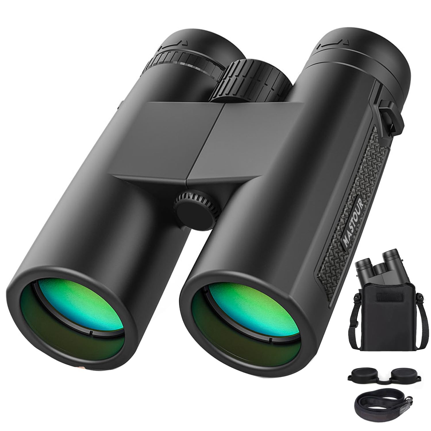 12X42 Binoculars For Adults And Kids High Powered Large Eyepiece Compact Binoculars For Bird Watching Waterproof Easy Focus Bino
