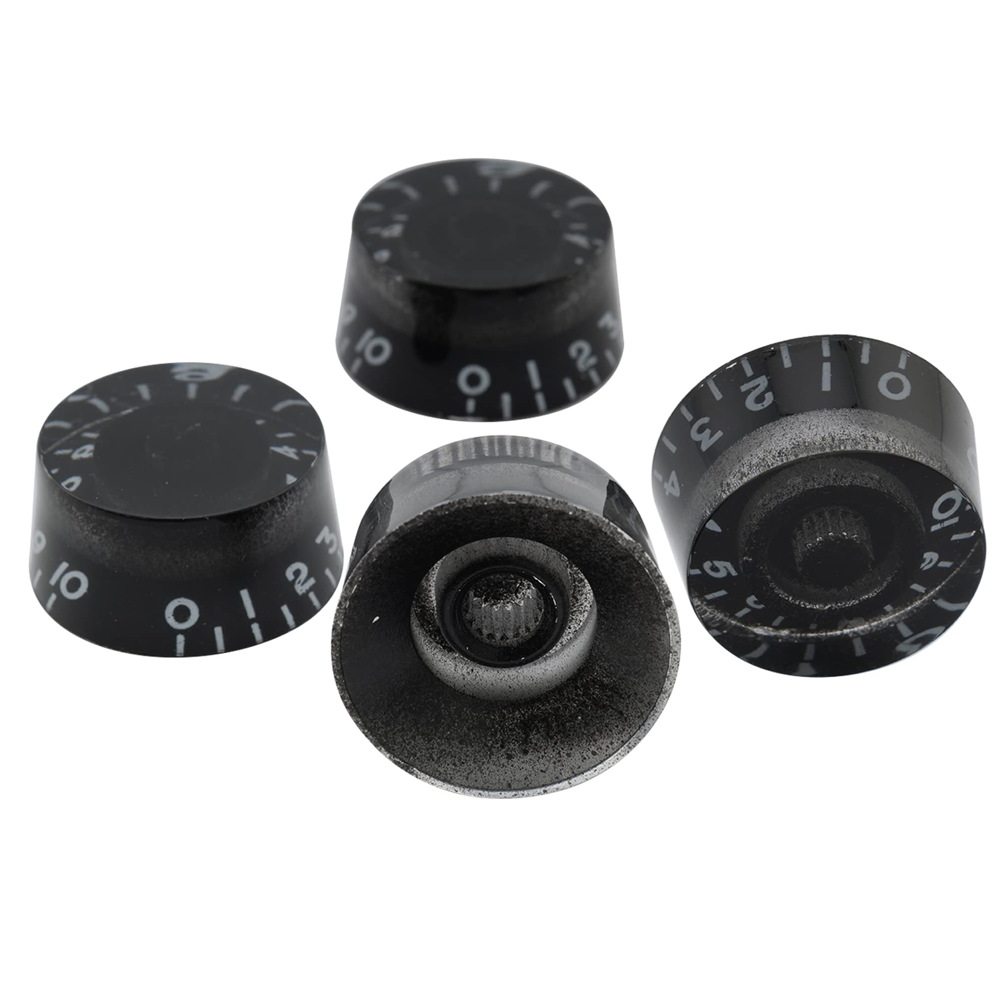 Musiclily Lp Guitar Speed Knobs Tone Volume Control Knobs For 18 Coarse-Spline Import Metric Split Shaft Pots Epiphone Les Paul