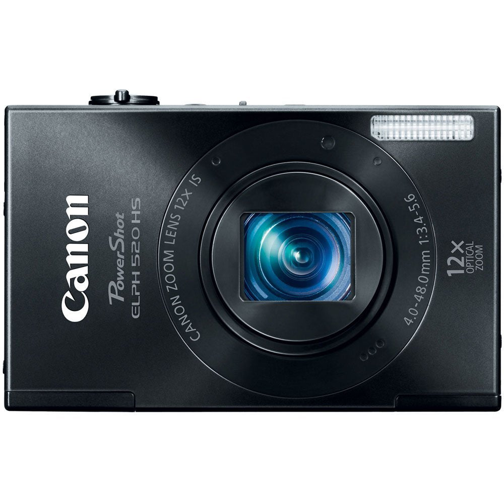 Canon PowerShot ELPH 520 HS 10.1 MP CMOS Digital Camera with 12x Ultra Wide-Angle Optical Image Stabilized Zoom Lens and Full 10