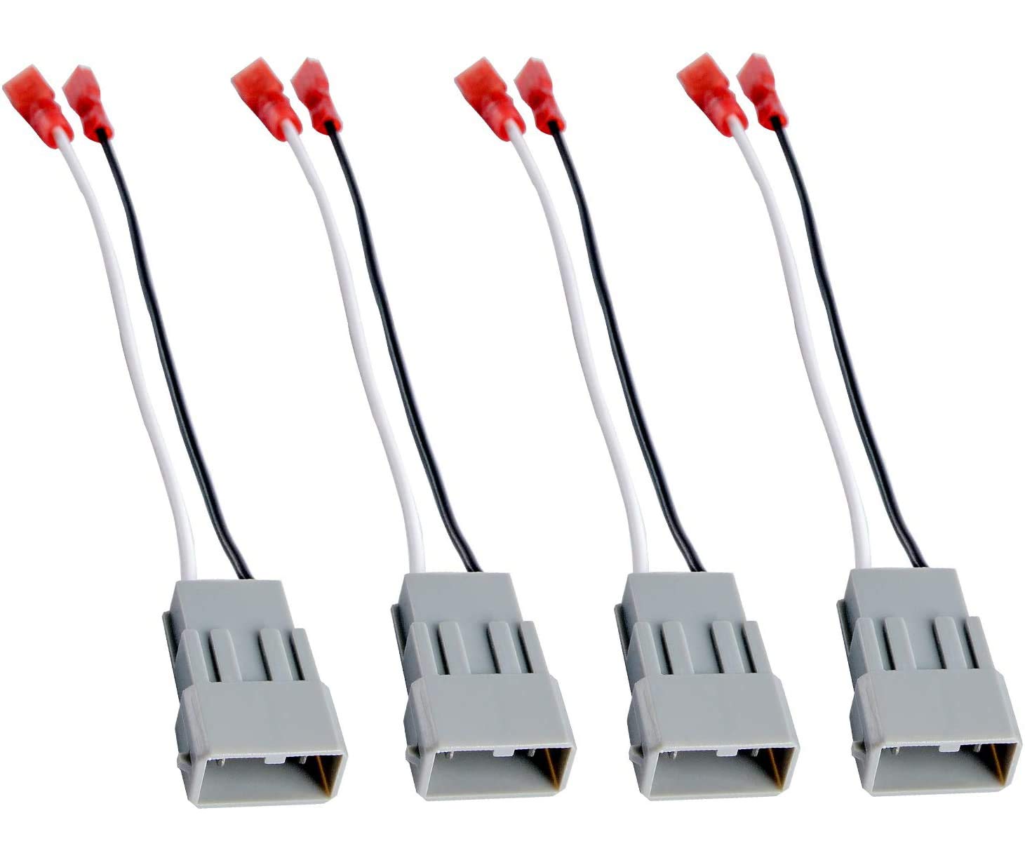 Hstech 72 7800 2 Pairs (4 Pack) Car Speaker Connector Harnesses For With 1990 Up Honda And Acura Vehicles
