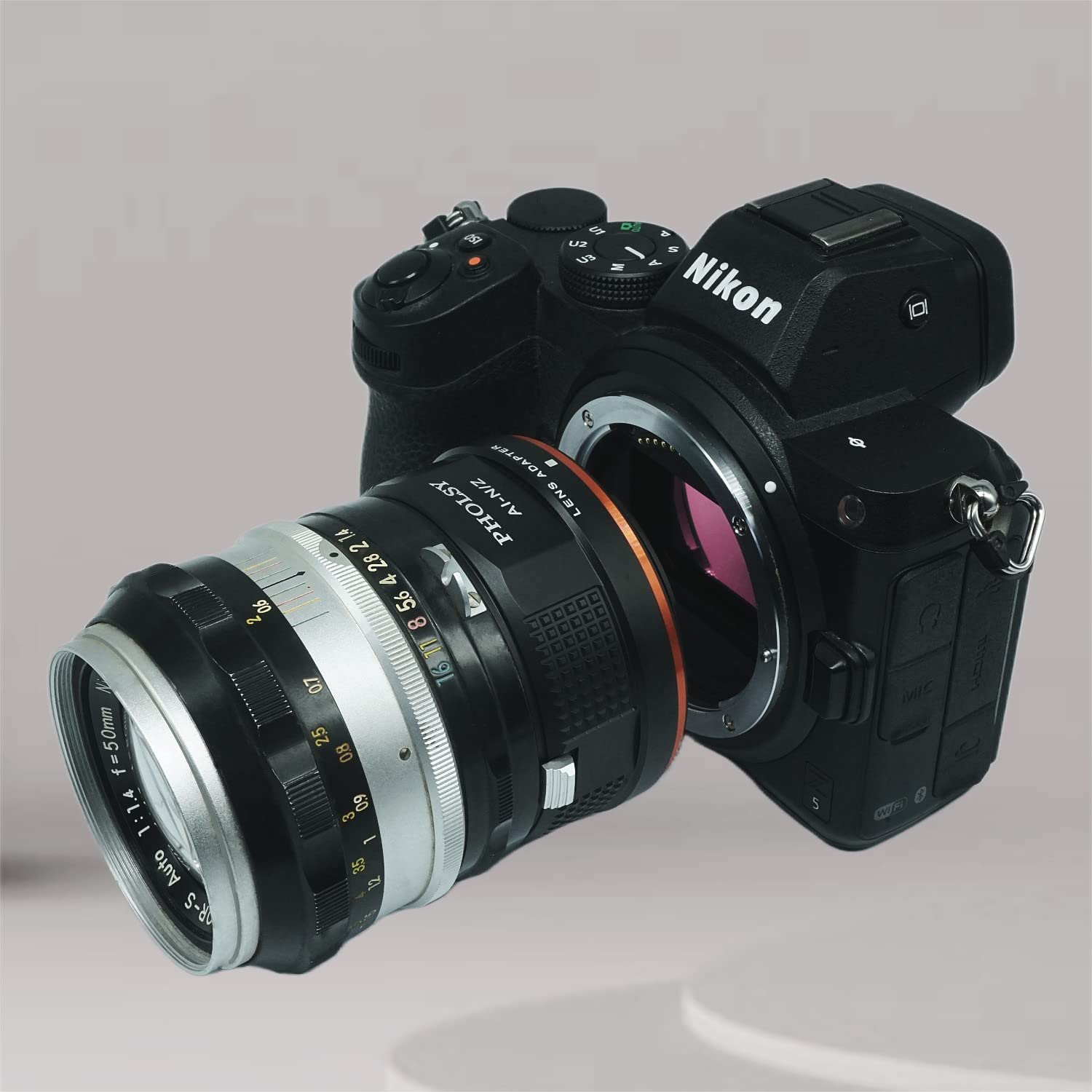 Pholsy Ftz Lens Adapter For Nikkor Ai/F/Ais/Af/Af I/Af S Lens Compatible With Nikon F Lens To Nikon Z Mount Camera Body Compatib