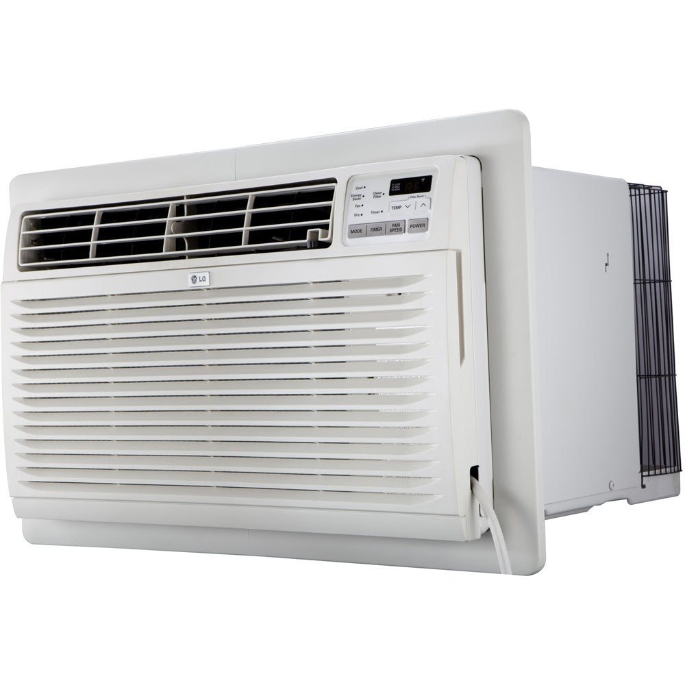 Lg 10,000 Btu Through The Wall Air Conditioner, 115V, Cools Up To 440 Sq. Ft. For Bedroom, Living Room, Apartment, With Remote,