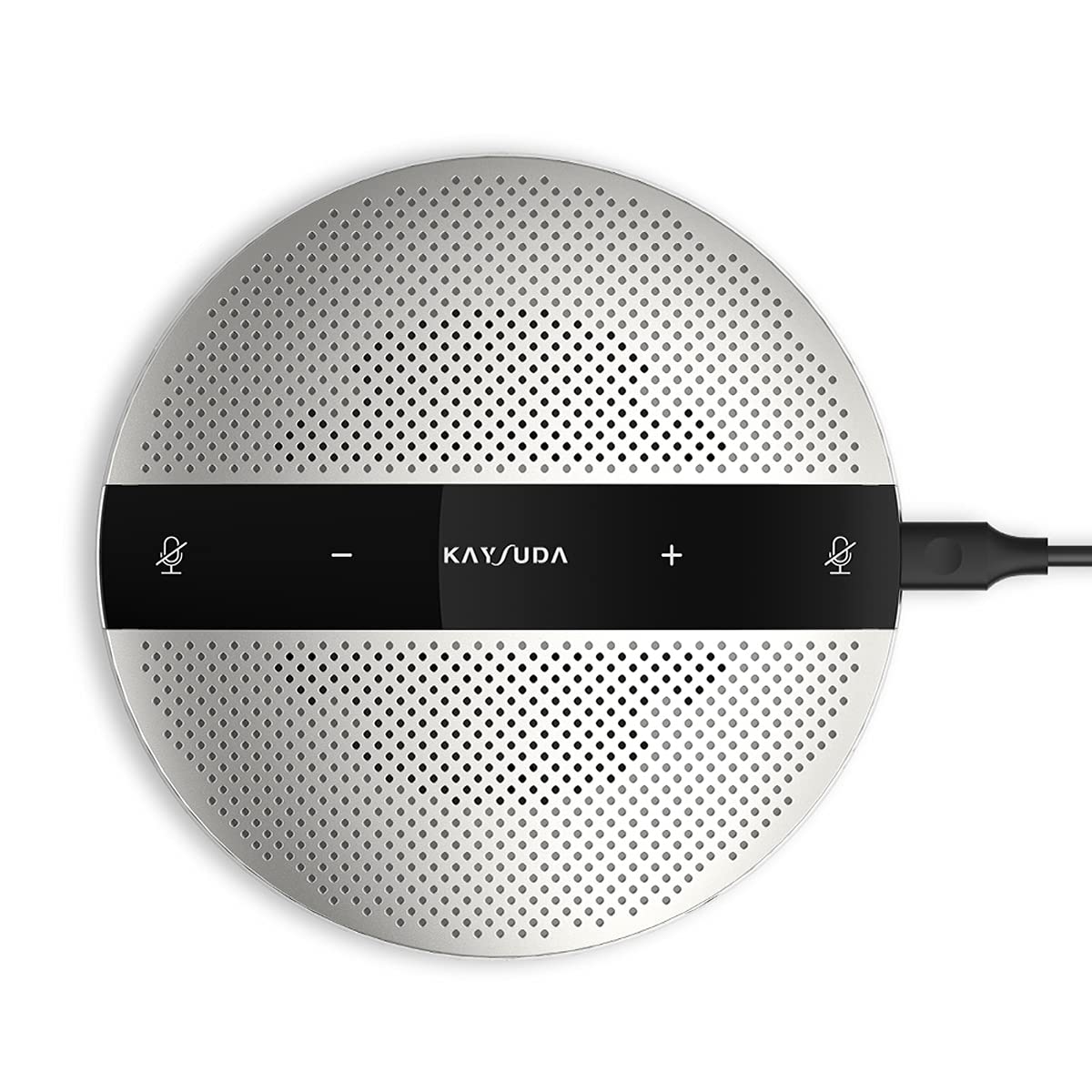 Kaysuda Usb Speaker Phone 360    Omnidirectional Microphone Portable Conference Speakerphone Echo Cancellation For Teams, Zoom,