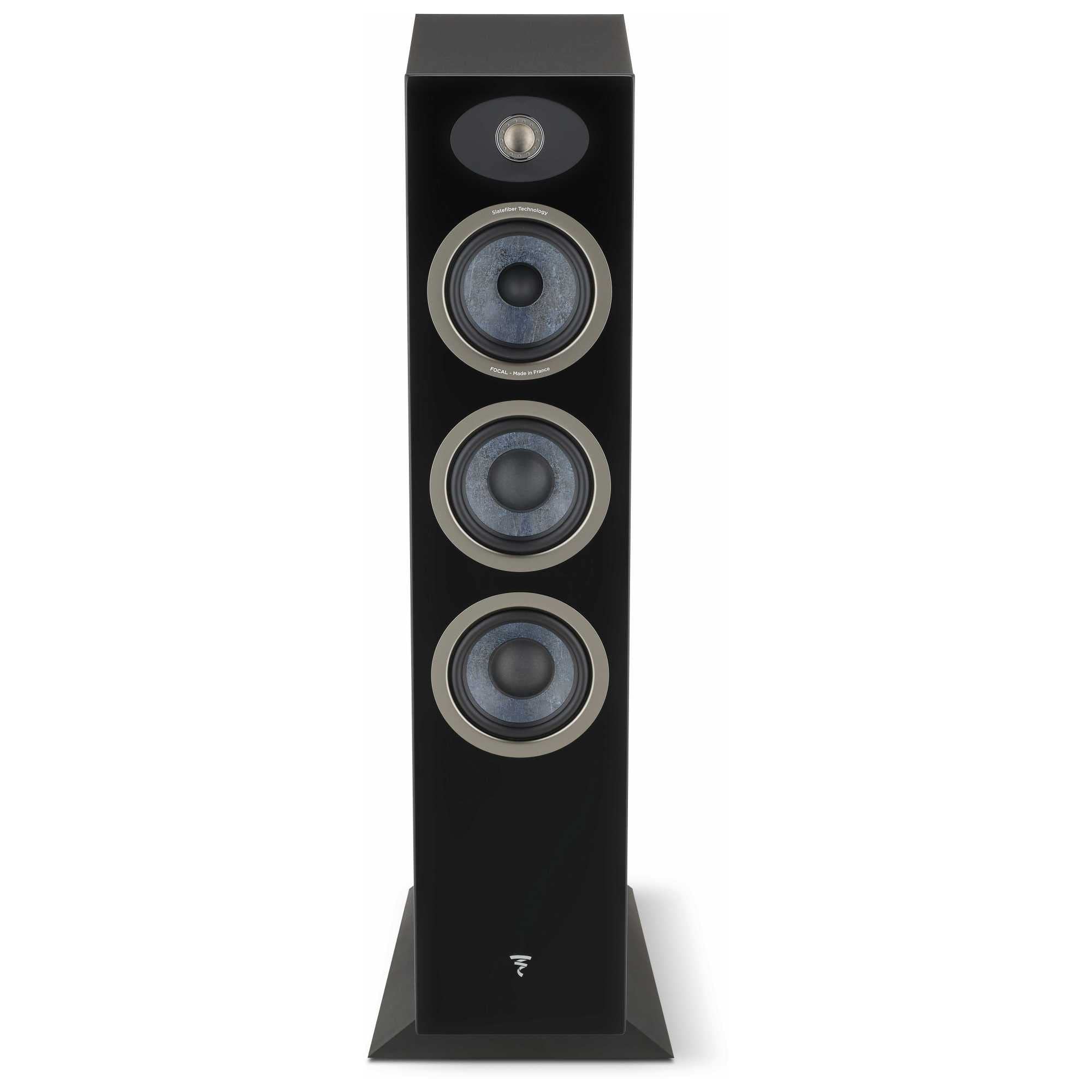 Focal Theva N2-3-Way Floorstanding Loudspeakers With 5-Inch Drivers, Sold Individually, Black - Fthevan2Bk