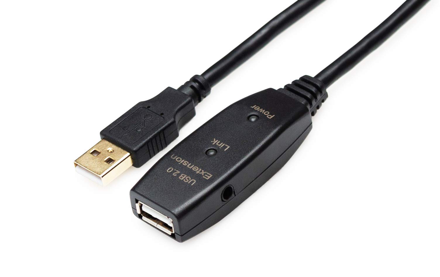 Mutecpower 50 Feet Active Usb Extension Cable 2.0 Male To Female With 2 Extension Chipsets Signal Booster   Active Extension/Rep
