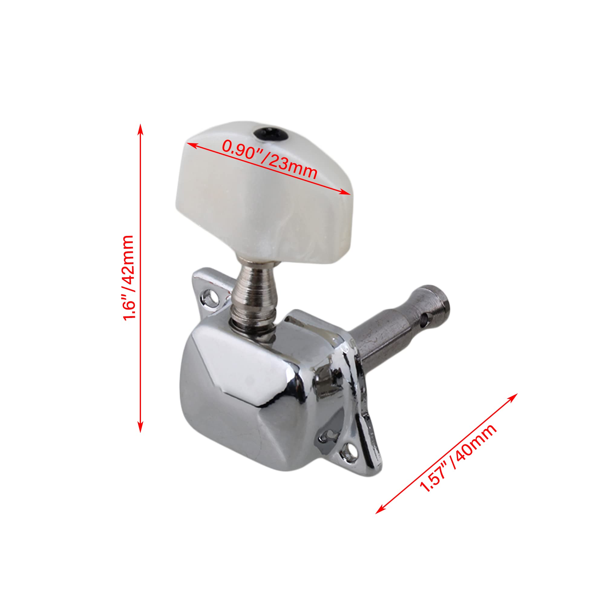 Bqlzr Semiclosed Banjo Machine Head Tuning Tuner Peg With Bushing Guitar Parts