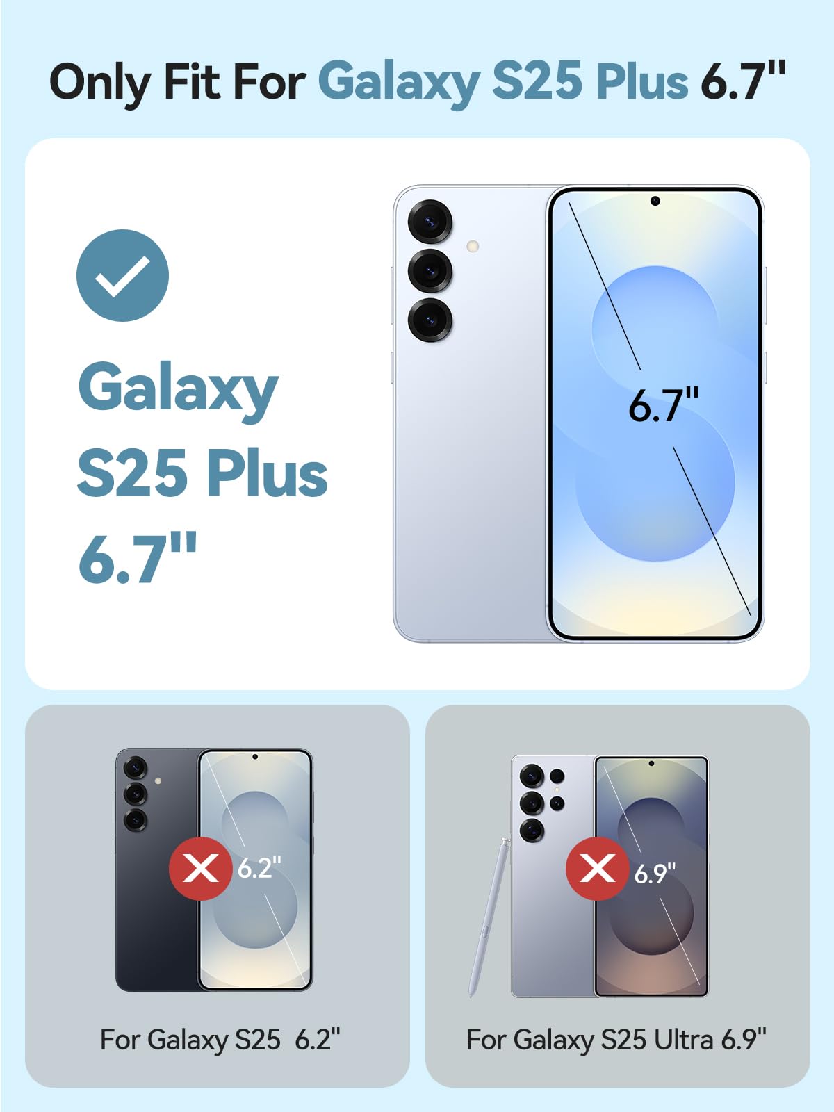 Newdery For Samsung Galaxy S25 Plus Battery Case 6.7, 10000Mah Portable Power Bank With Led Display, Qi Wireless Charger & 20W U