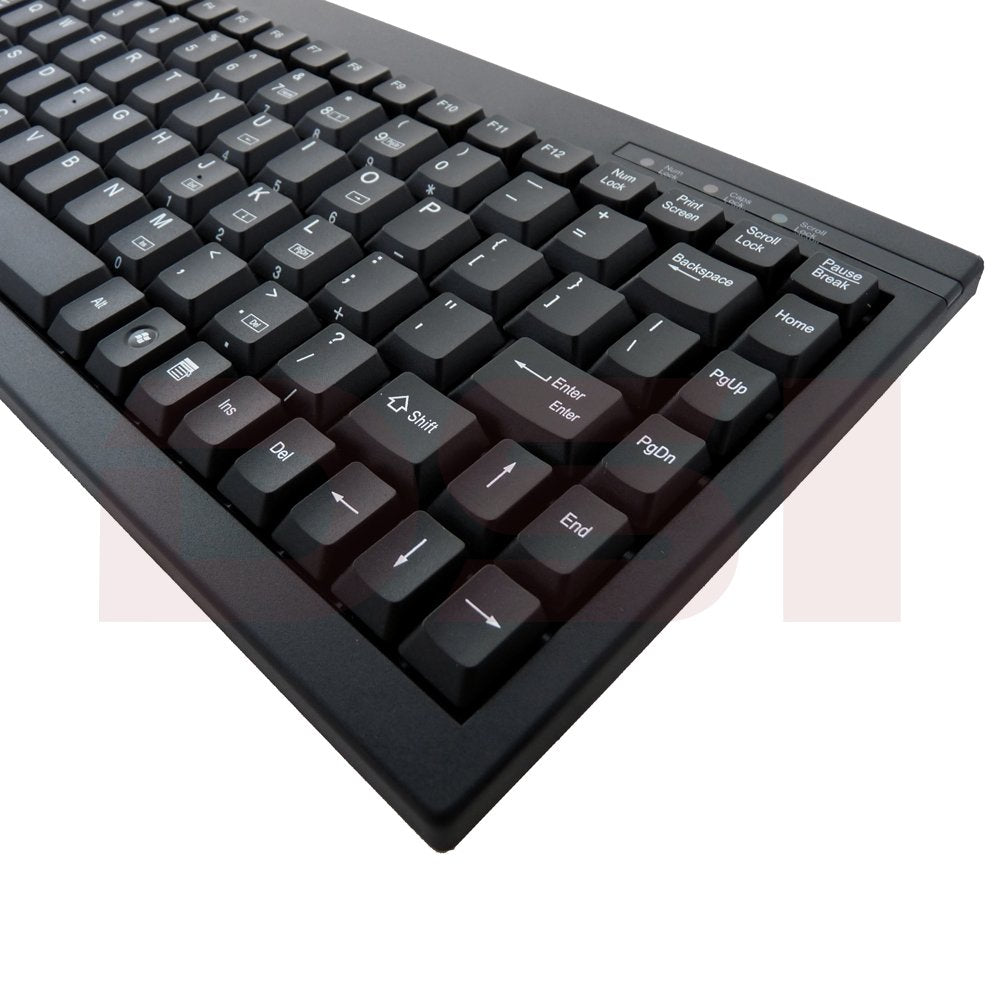 Adesso Ack 595Ub   Mini Usb Keyboard With Embedded Numeric Keypad,Black