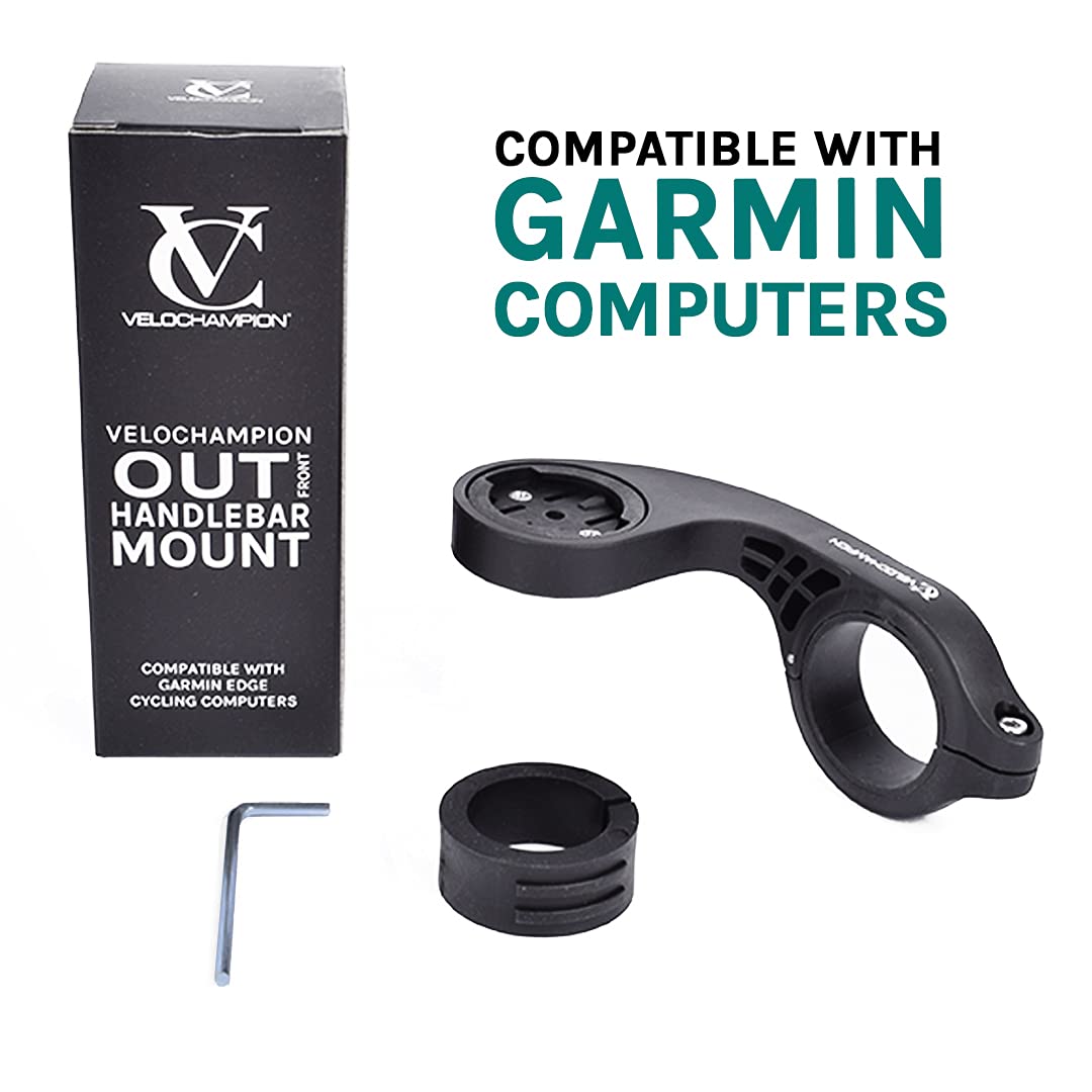 Velochampion Out Front Gps Computer Handlebar Mount Compatible With Garmin 130/530/540/820/830/840/1030/1040 And Edge Explore. S