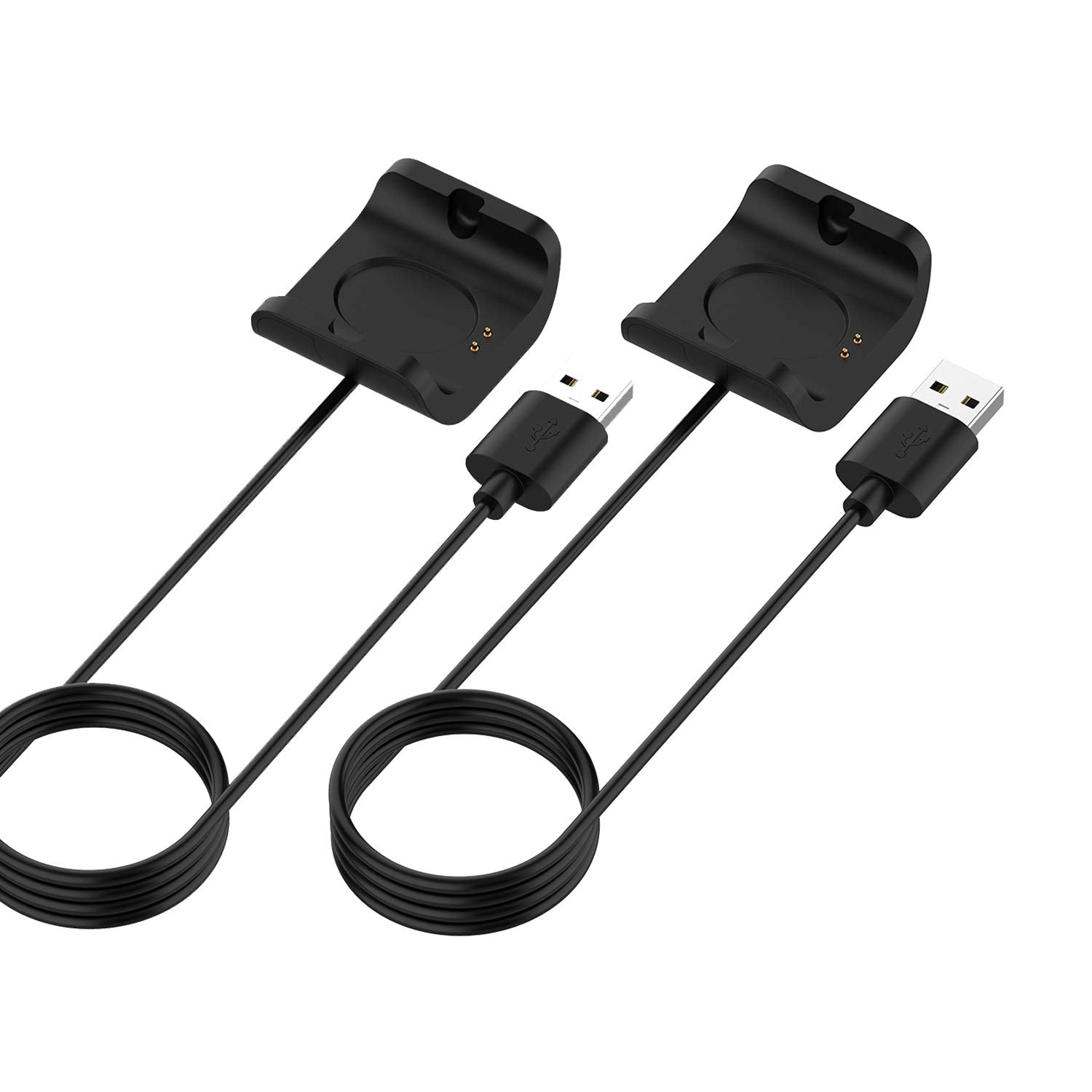 2 Pack Charger Compatible With Amazfit Bip S Charger Replacement Charging Dock 3.3Ft Usb Cable For Amazfit Bip S A1805