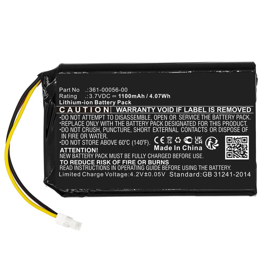 Mpf Products 1100Mah 361 00056 00, 361 00056 50 Battery Replacement Compatible With Garmin Drive 50, 50Lm, 51, 51Lmt, Nuvi 30, 5