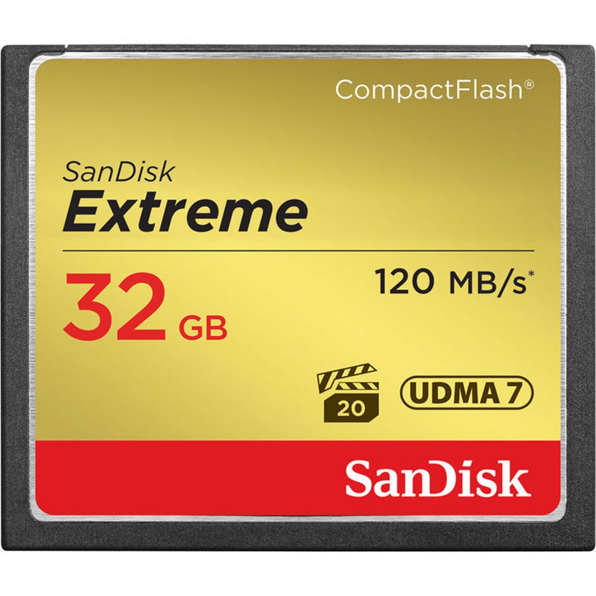 Sandisk Extreme 32Gb Compact Flash Memory Card Udma 7 Speed Up To 120Mbs Sdcfxs 032G A46