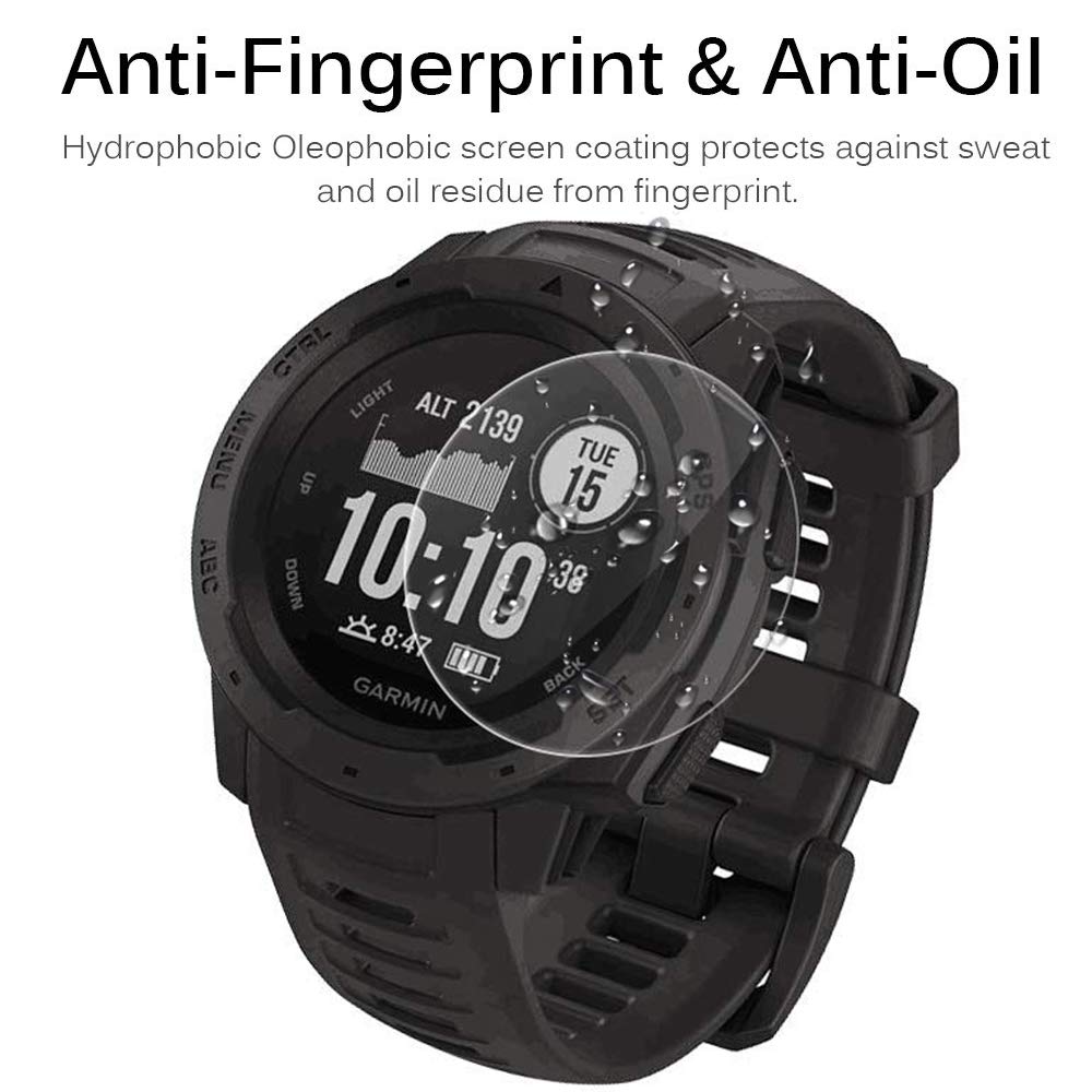 Miimall [10+2 Pack] Compatible For Garmin Instinct Screen Protector And Charger Port Protector