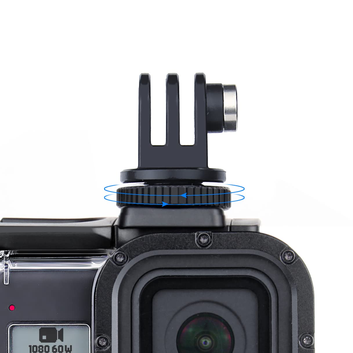 Gepuly 4 Pack Cold Shoe Mount Adapters,1/4' Thread Hole Cold Shoe Bracket,For Gopro Hero 13 12 11 10 9 8 7 6 5 4, Action Cameras Dslr Camera Cage Microphone Led Light Selfie Stick Monopod