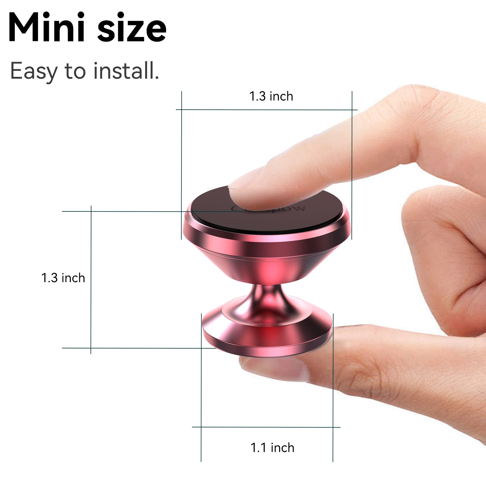 ?2-Pack? Magnetic Phone Holder For Car Phone Holder Mount?Strong Magnet? Phone Mount For Car Mount For Iphone Magnetic Car Phone